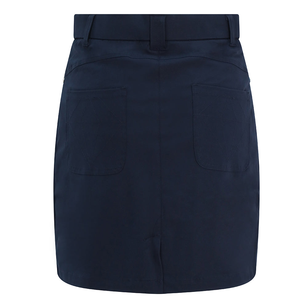 Pure Golf Ladies Stretch Skort in Navy