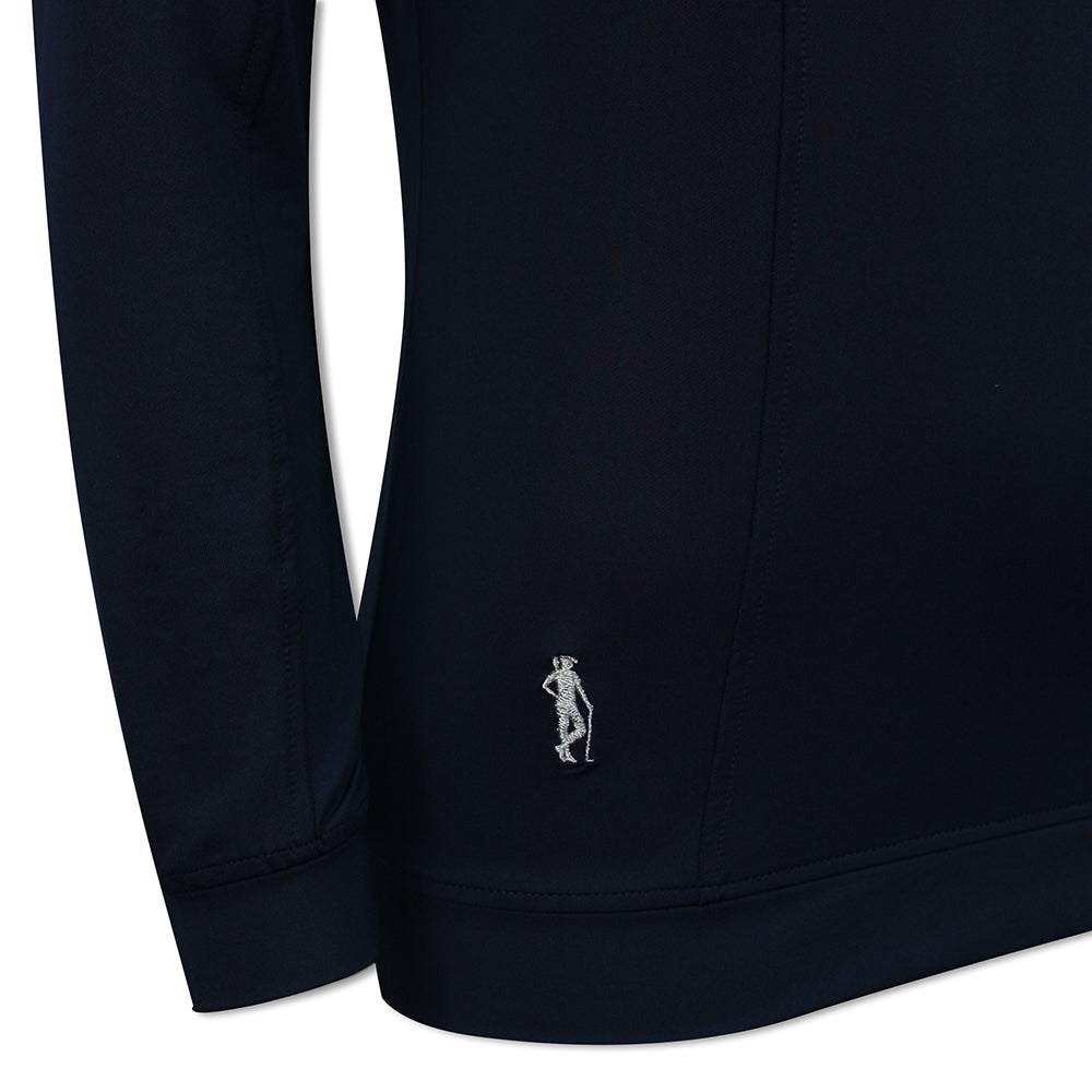 Glenmuir Ladies Lightweight Zip-Neck Navy Golf Mid-Layer