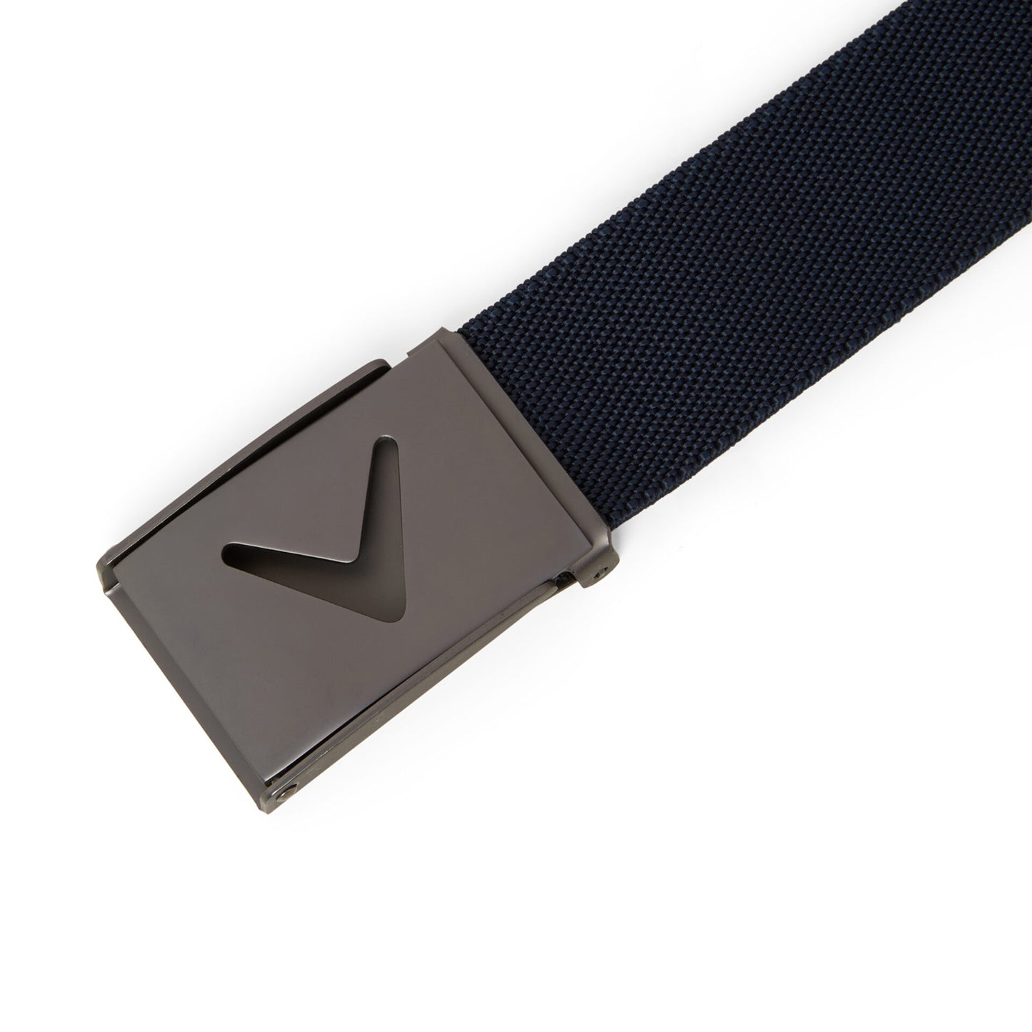 Callaway Golf Men's V-Logo Webbed Belt in Navy