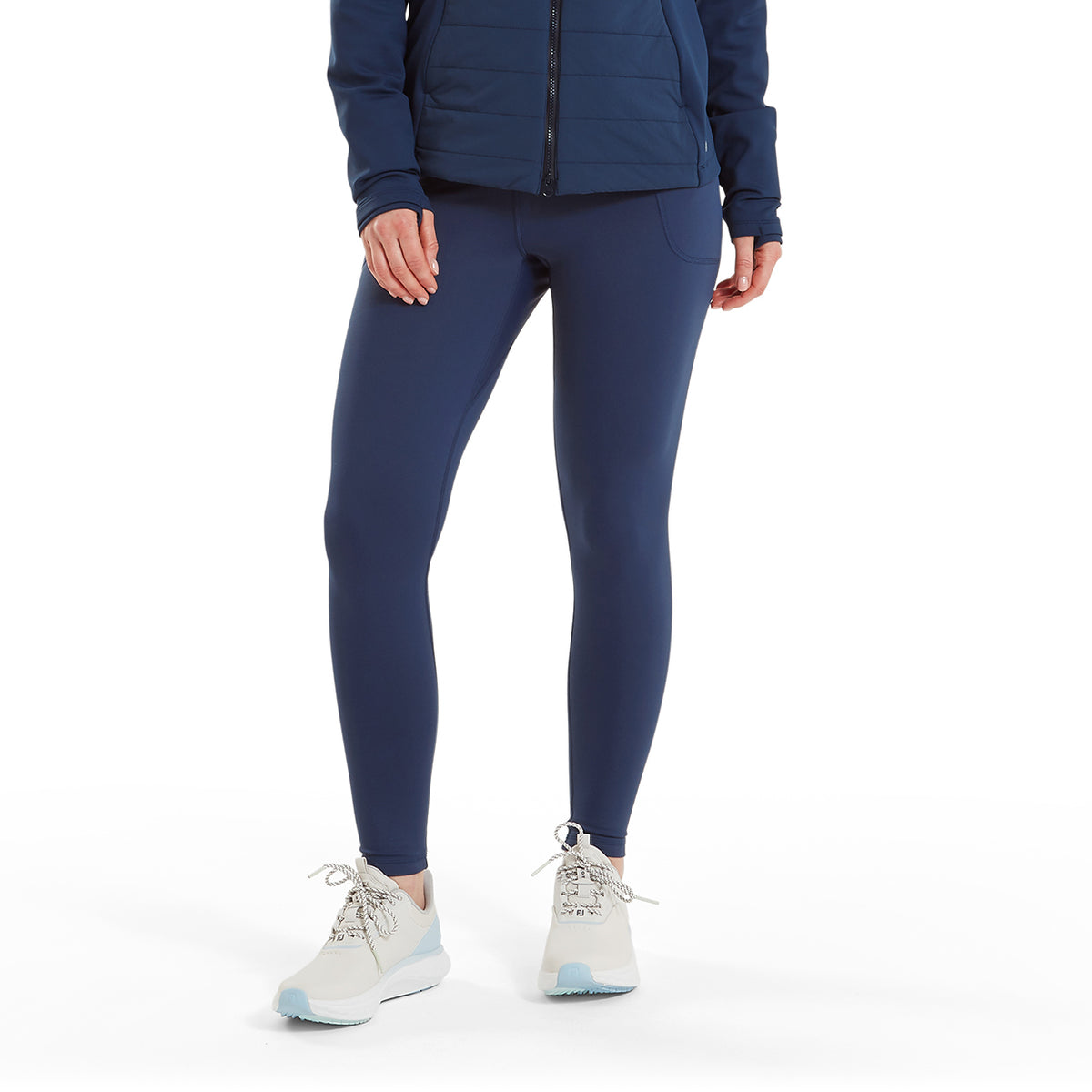 FootJoy Ladies ThermoSeries Fleece backed Golf Leggings in Navy