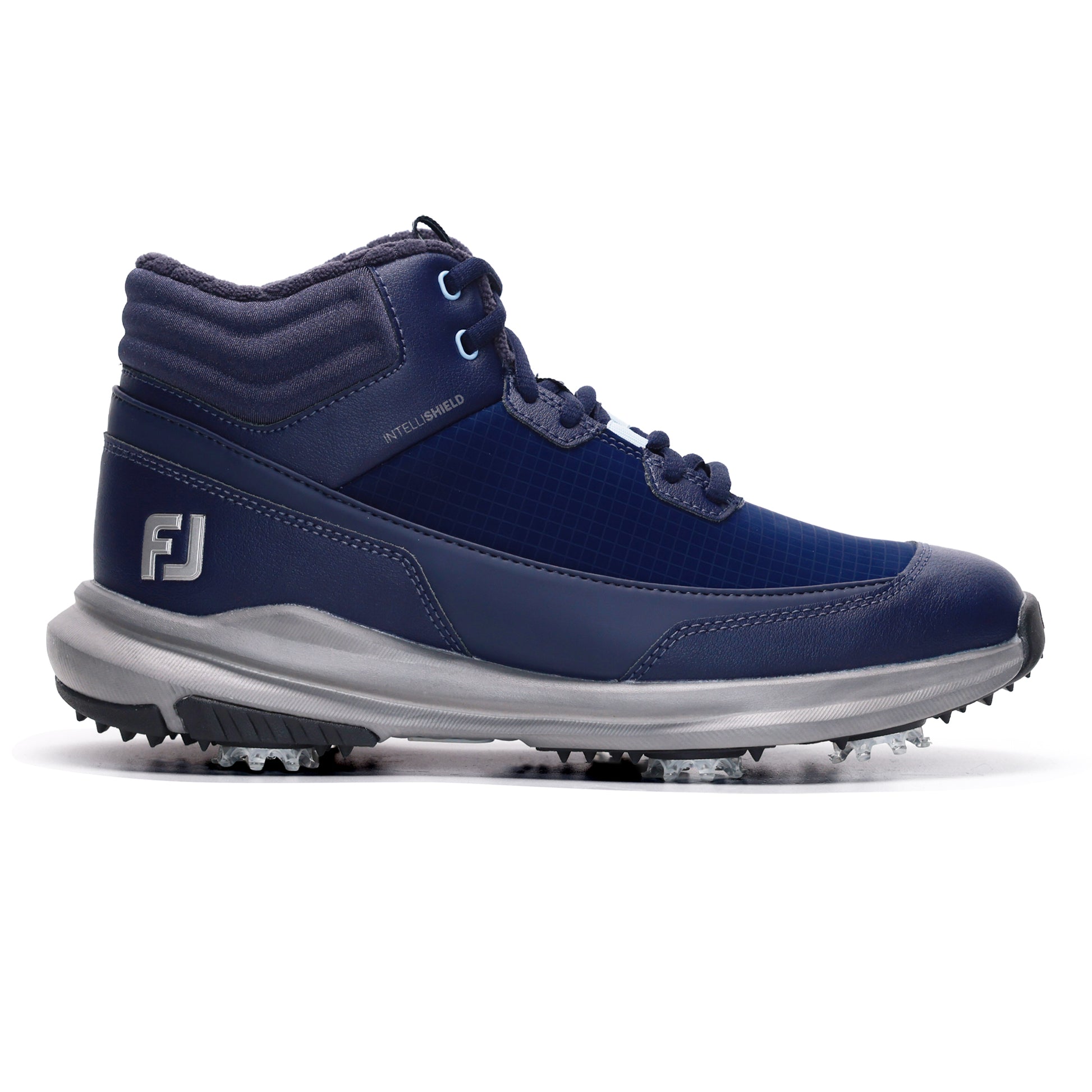 FootJoy Ladies Wide Fit Waterproof Golf Boots with Thermal Lining in Navy