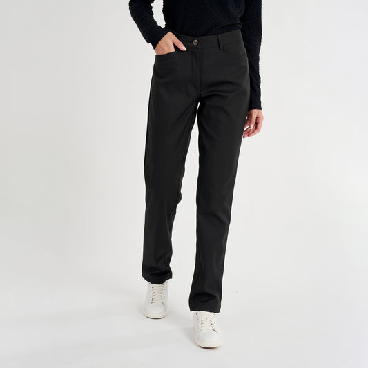 Green Lamb Thermo Windbarrier Trousers in Black