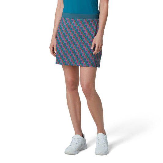 Original Penguin Ladies Pull-On Penguin Print Golf Skort