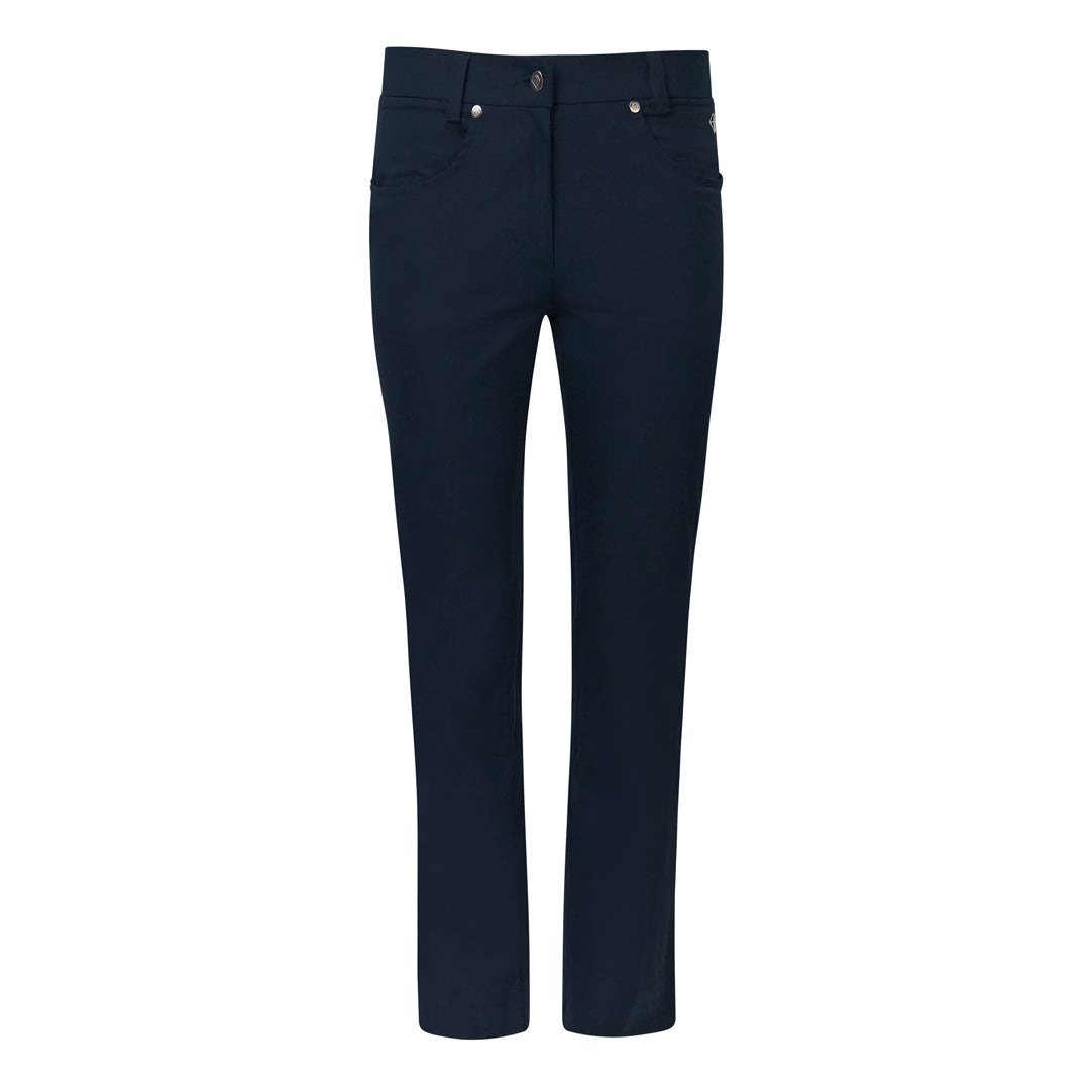 Pure Ladies Lined Thermal Golf Trouser in Navy