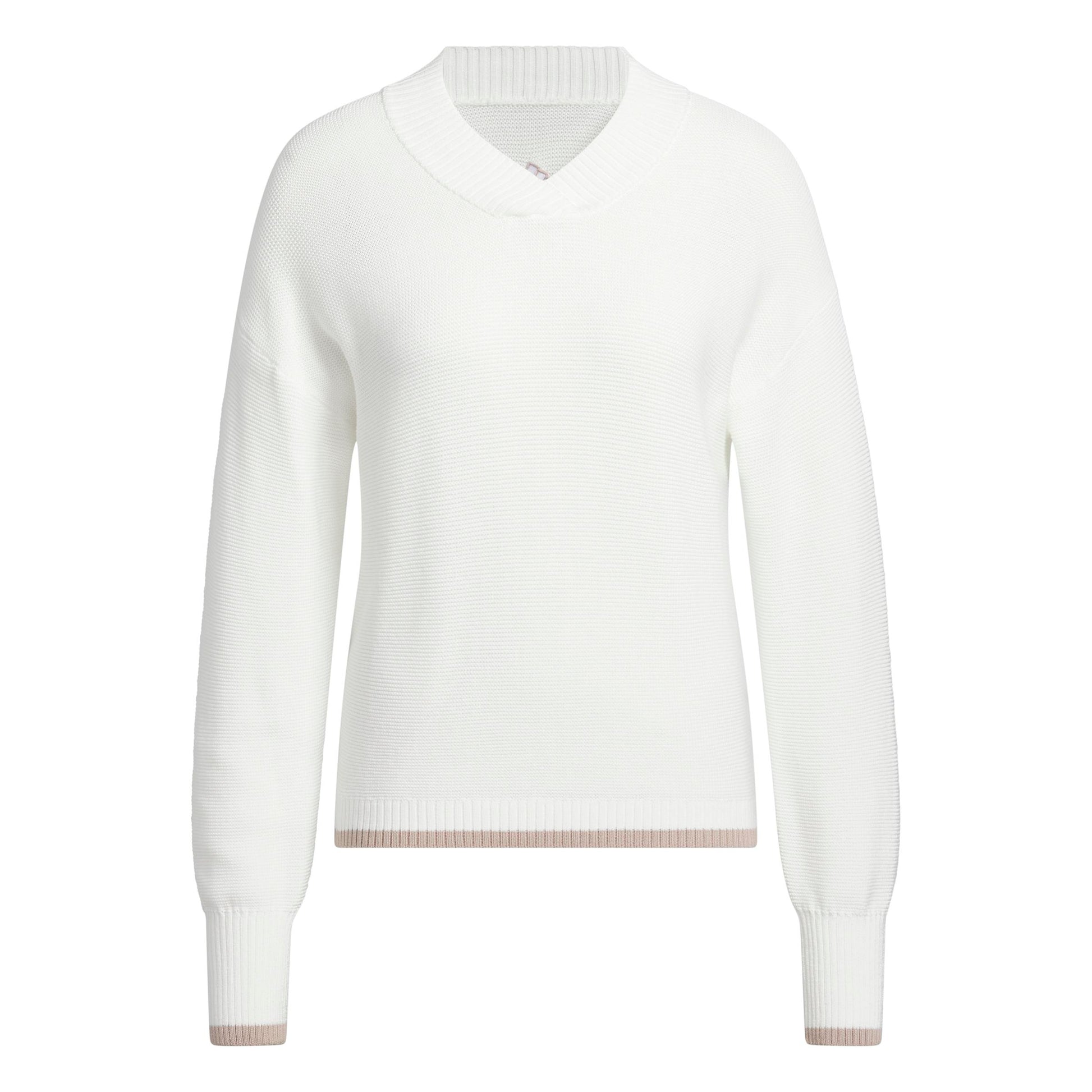 adidas Golf Women's Cotton Blend V-Neck Sweater