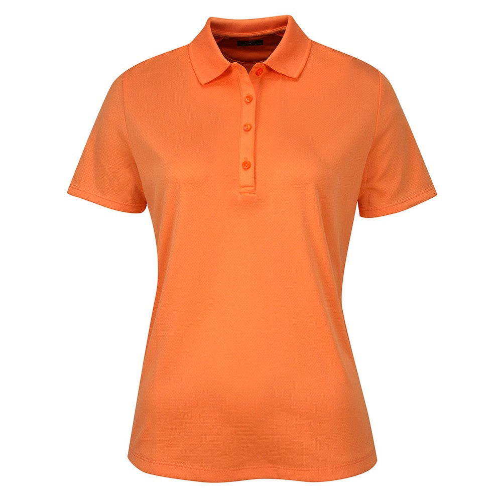 Callaway Ladies Short Sleeve Swing Tech Polo with Opti-Dri in Nectarine