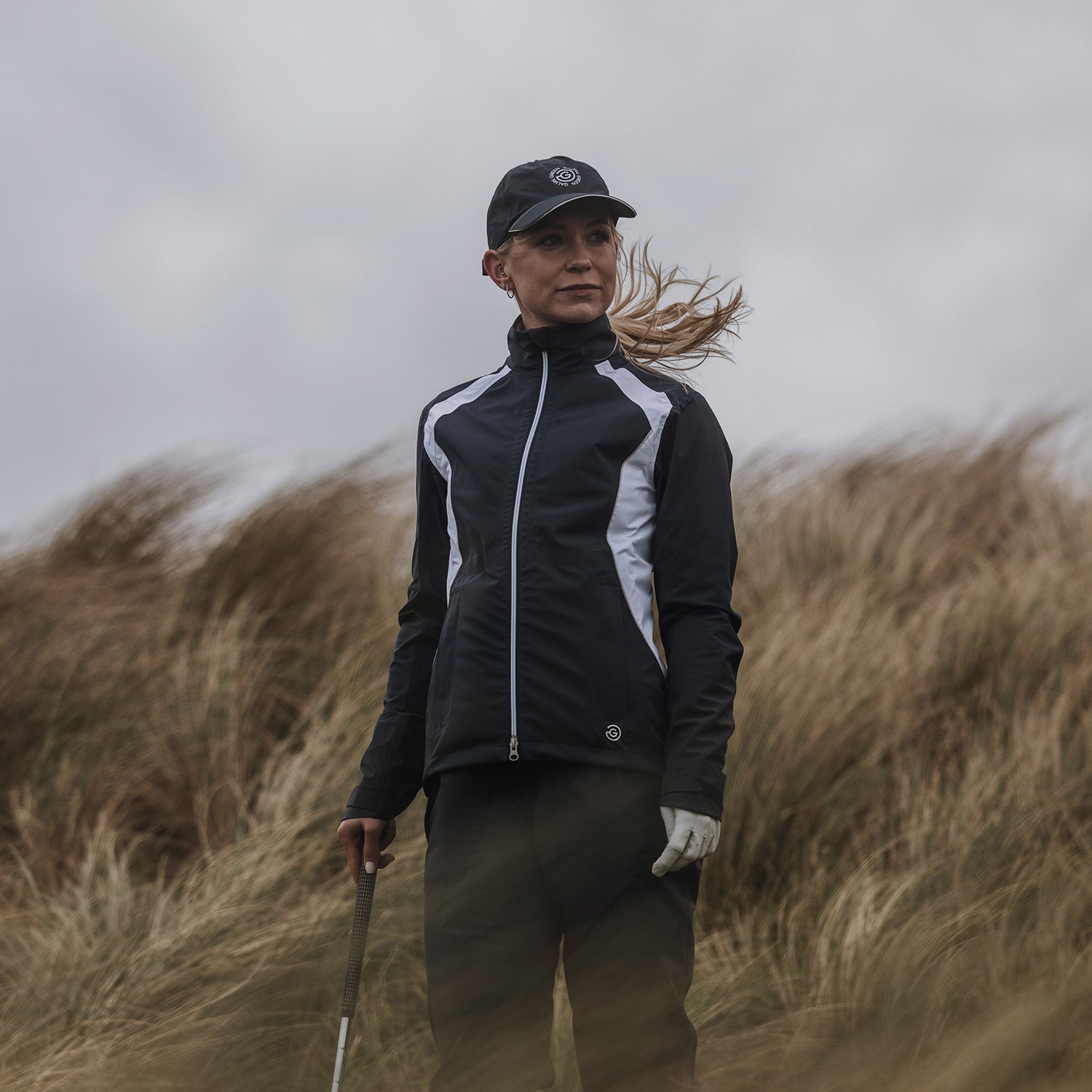 Galvin Green Ladies Navy Waterproof Jacket with PERTEX® Shield Stretch