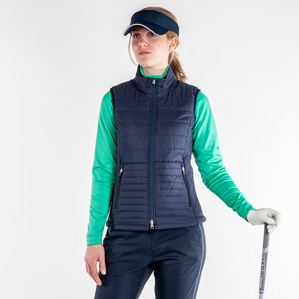 Galvin Green Ladies Lene Lightly Quilted Gilet in Navy