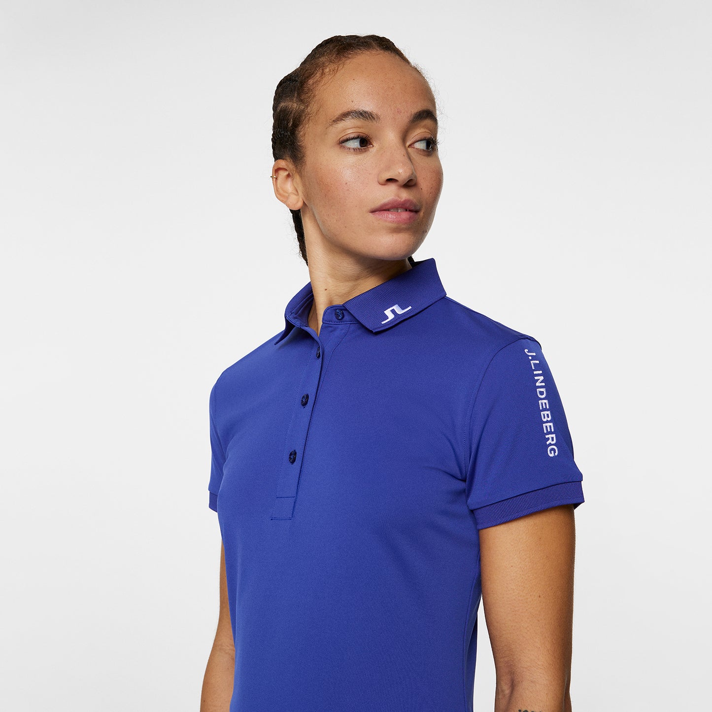 J Lindeberg Ladies Short Sleeve Tour Tech Polo 