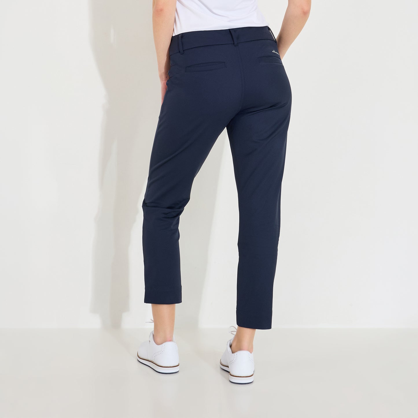 Abacus Ladies 7/8 Pull-On Trousers in Navy- Effortless Style & Performance