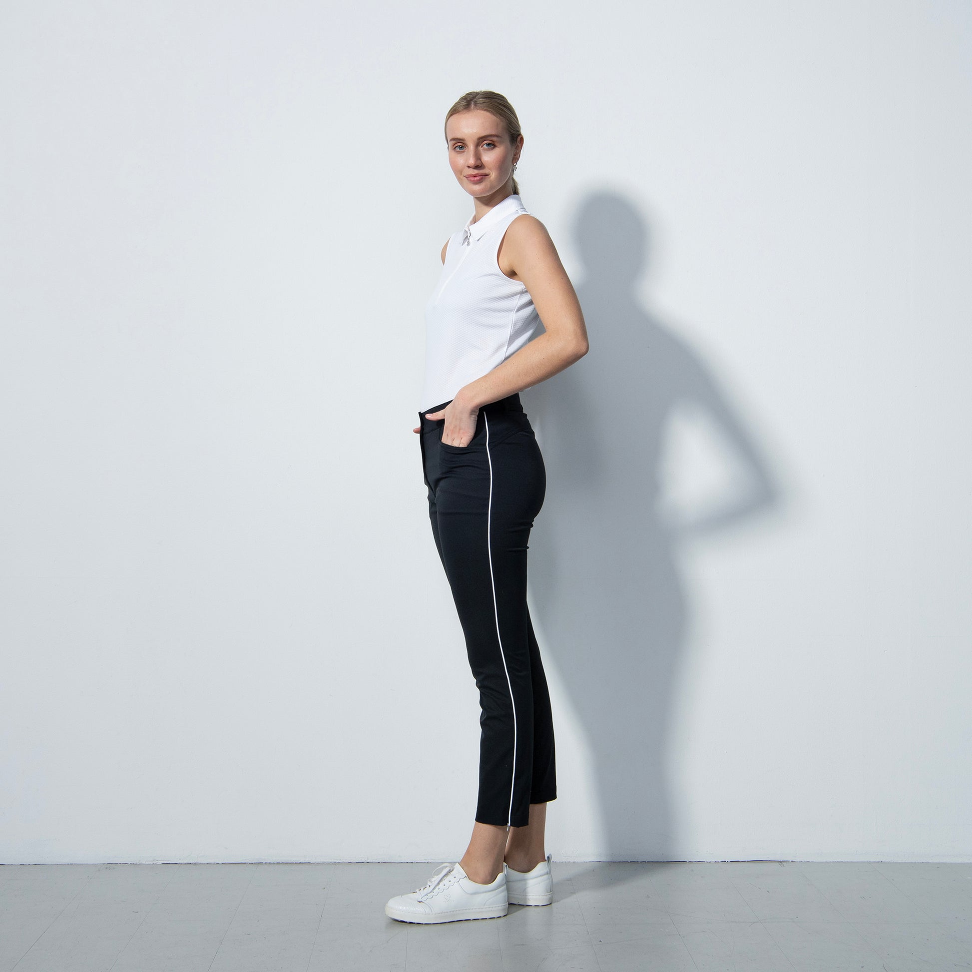 Daily Sports Ladies Glam Ankle Trousers in Black