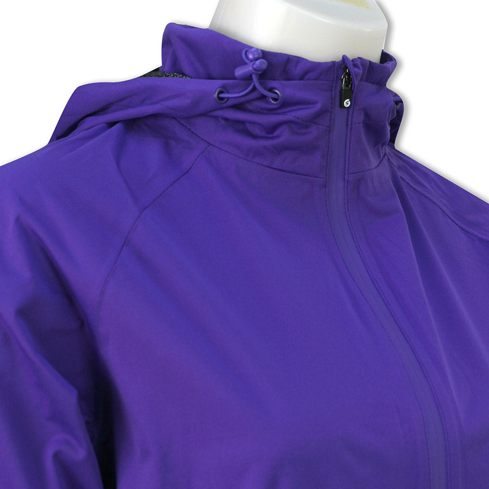 Sunderland Ladies WhisperDry Waterproof Jacket with Hood in Purple
