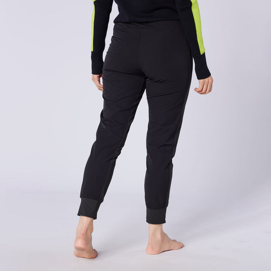 Swing Out Sister Ladies Wind Resistant Pull-On Stretch Jogger in Black
