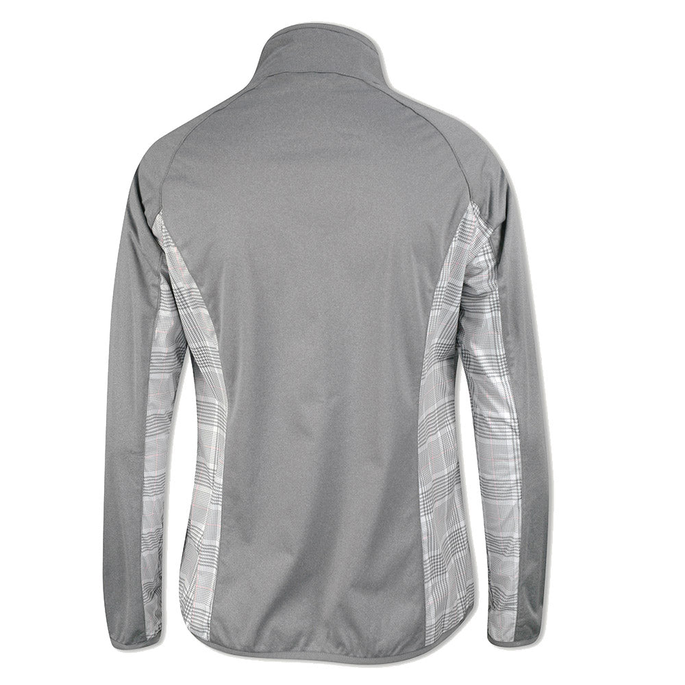 Glenmuir Ladies Lightweight Showerproof Performance Golf Jacket with Check Panels