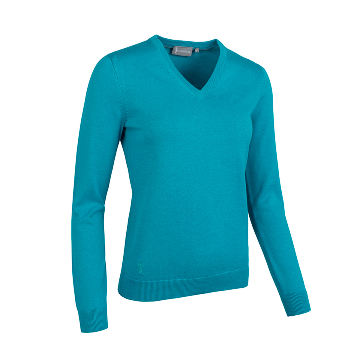 Glenmuir Ladies 100% Cotton V-Neck Sweater