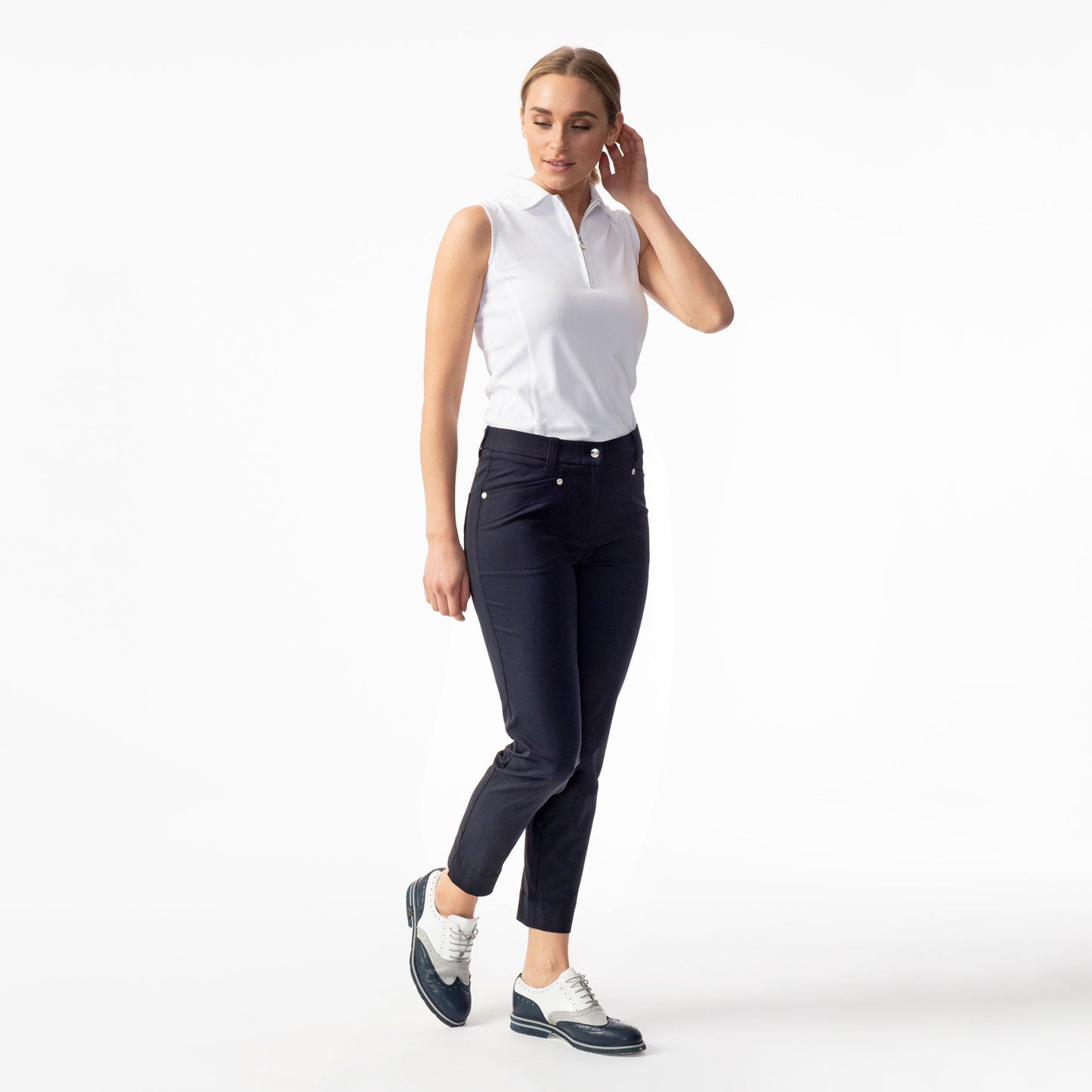 Daily Sports Ladies 7/8 Trousers in Dark Navy