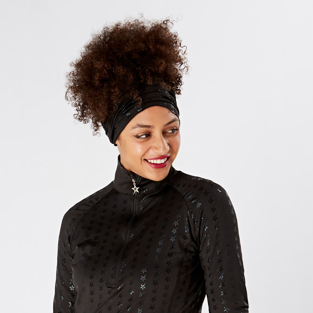 Swing Out Sister Ladies Rue Snood in Black Magic Star