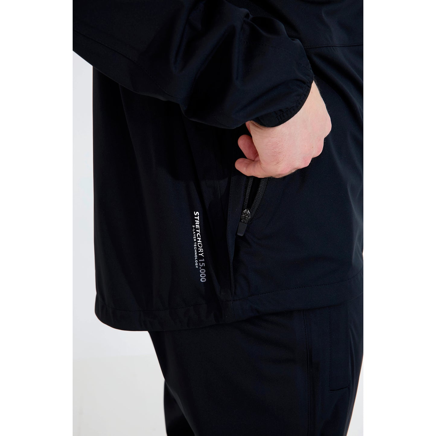 Abacus Mens Bounce Waterproof Jacket in Black