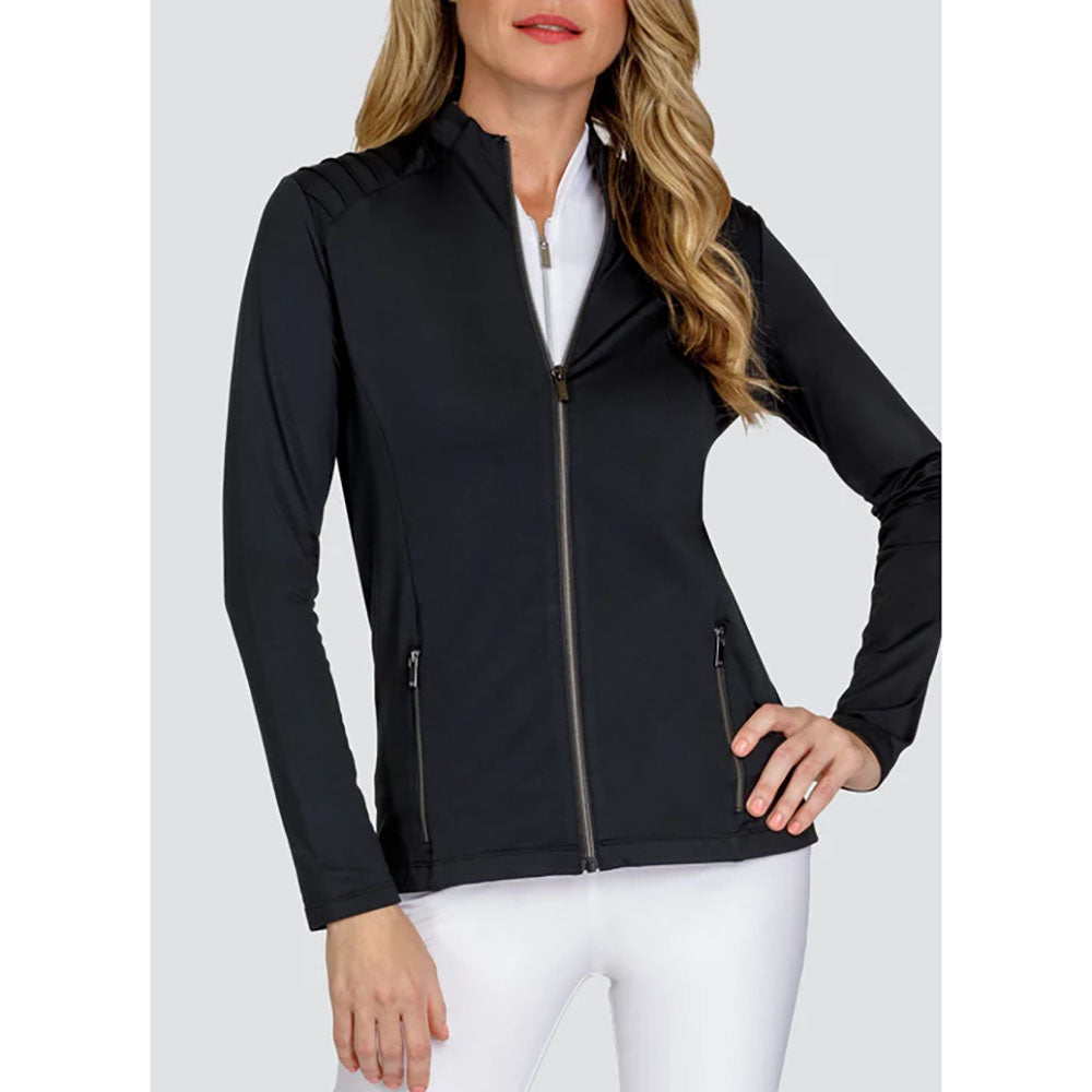 Tail Ladies Siona Full Zip Jacket in Onyx Black