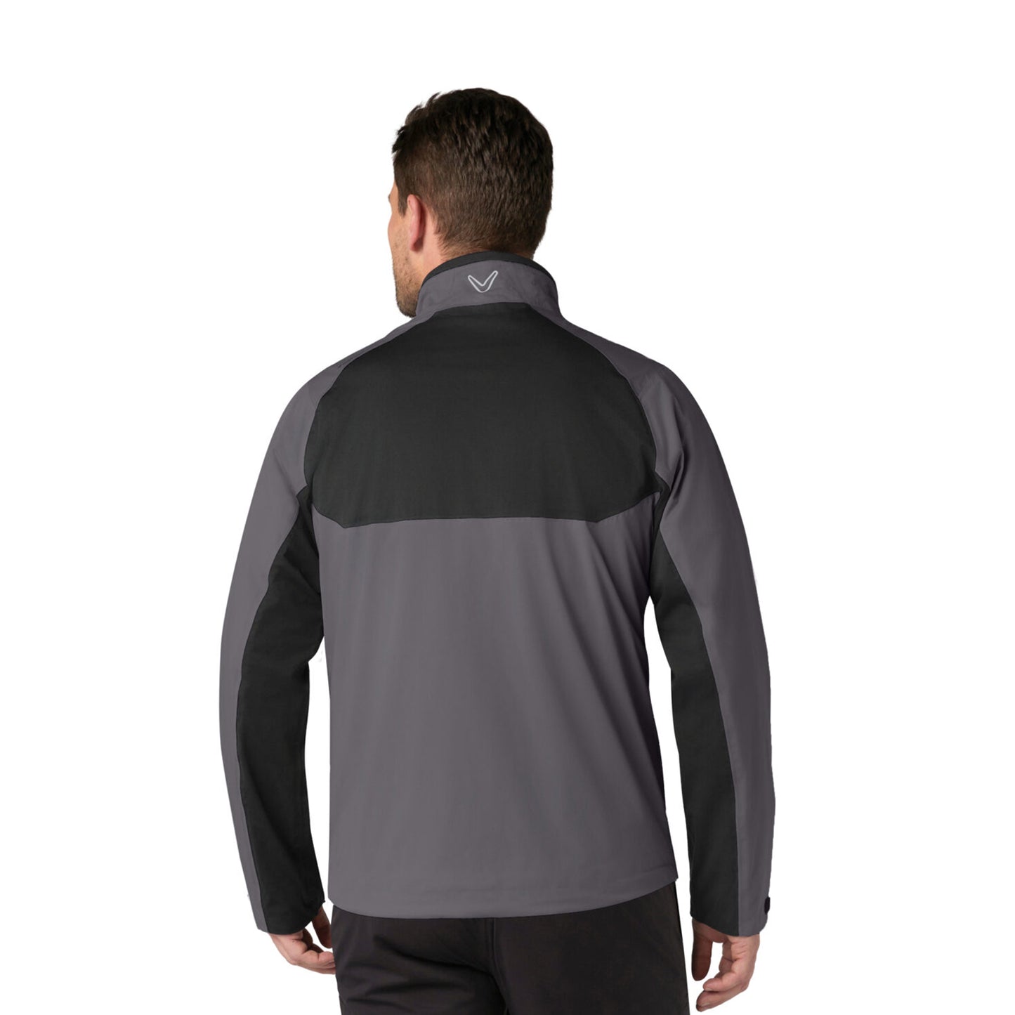 Callaway Mens Black Waterproof Jacket with Contrast Panels