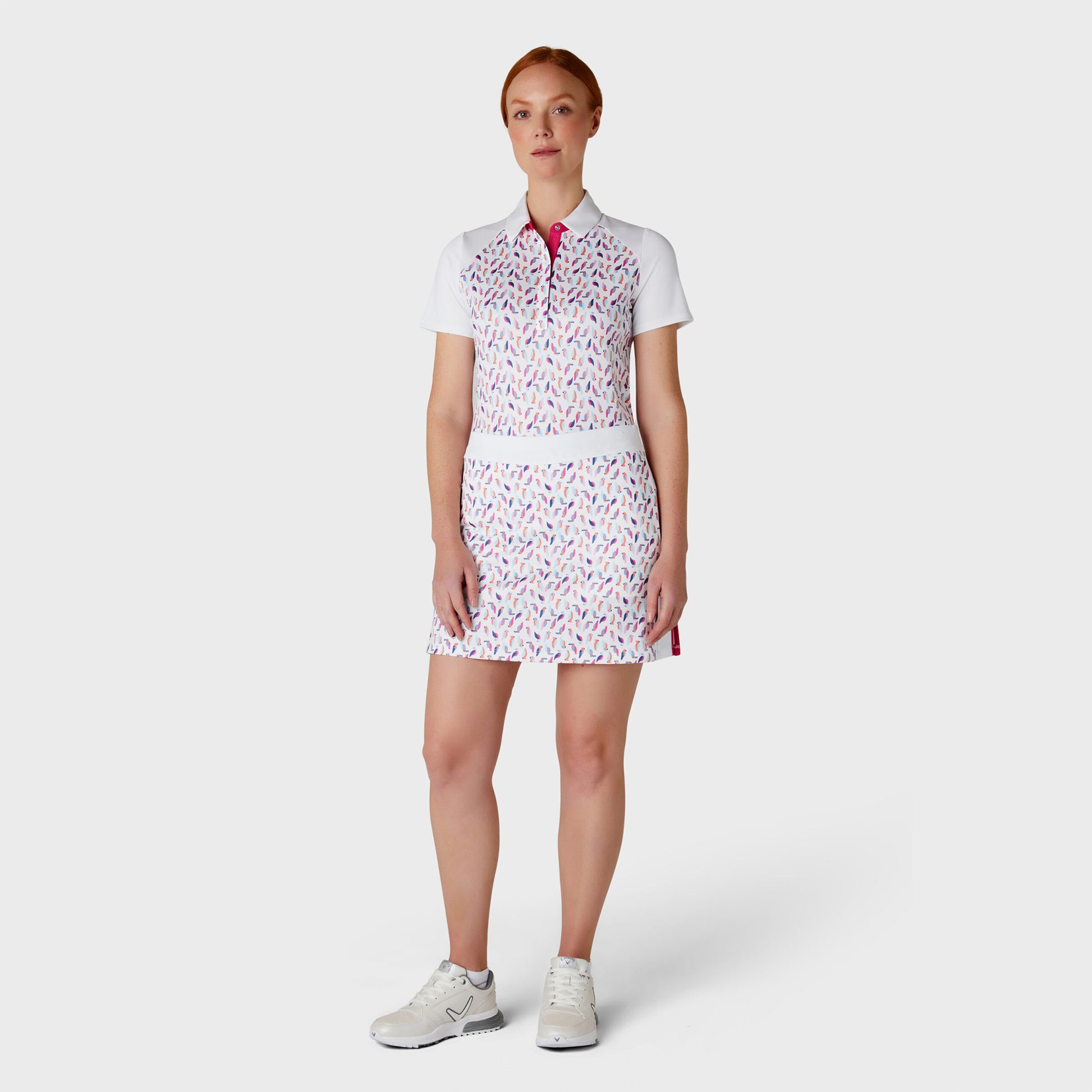 Callaway Ladies Birdie and Eagle Print Golf Skort