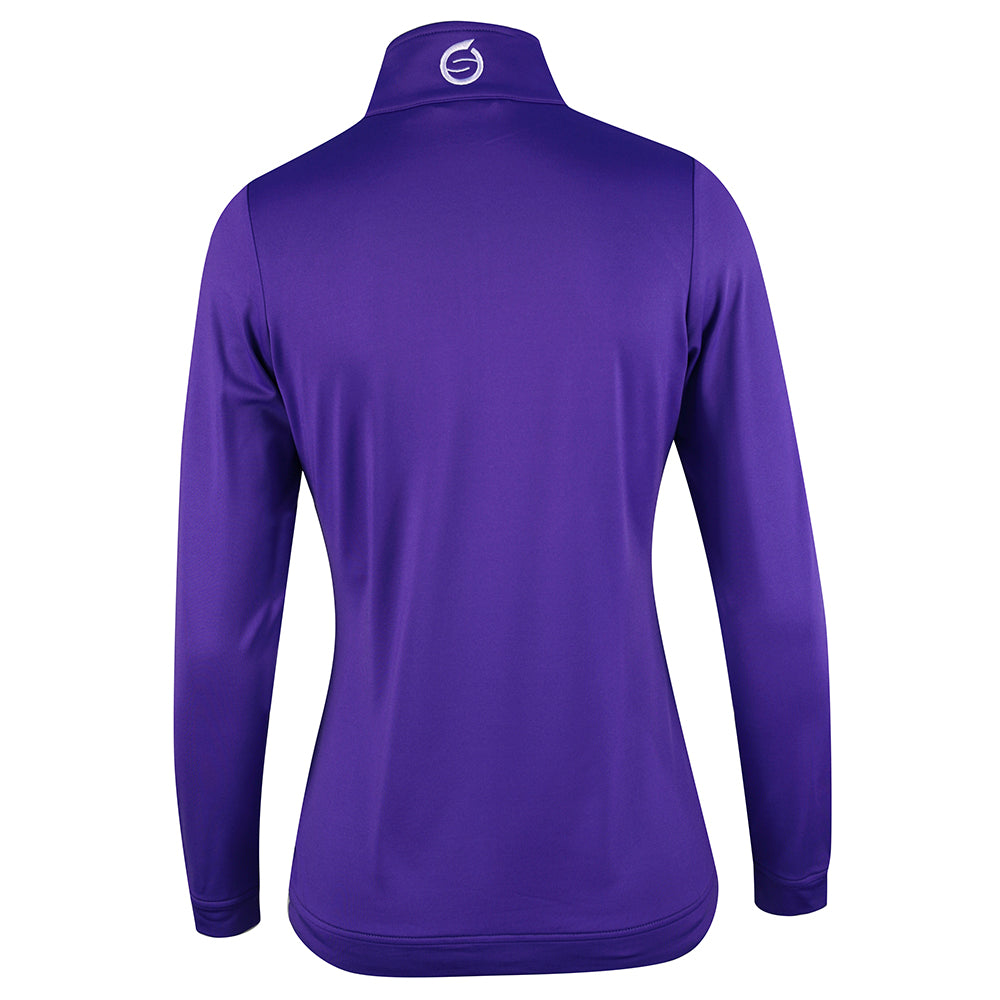 Sunderland Ladies Thermal Water Repellent Mid-layer in Purple & White