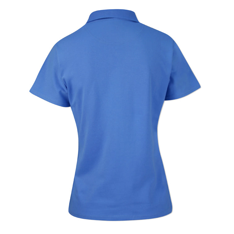 Glenmuir Ladies Pique Knit Short-Sleeve Polo with Soft Cotton Finish in Tahiti