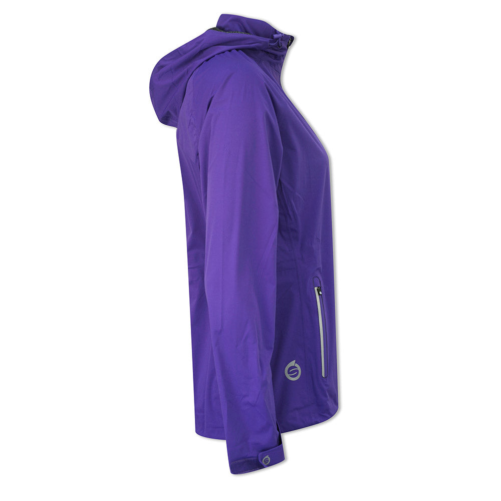 Sunderland Ladies WhisperDry Waterproof Jacket with Hood in Purple