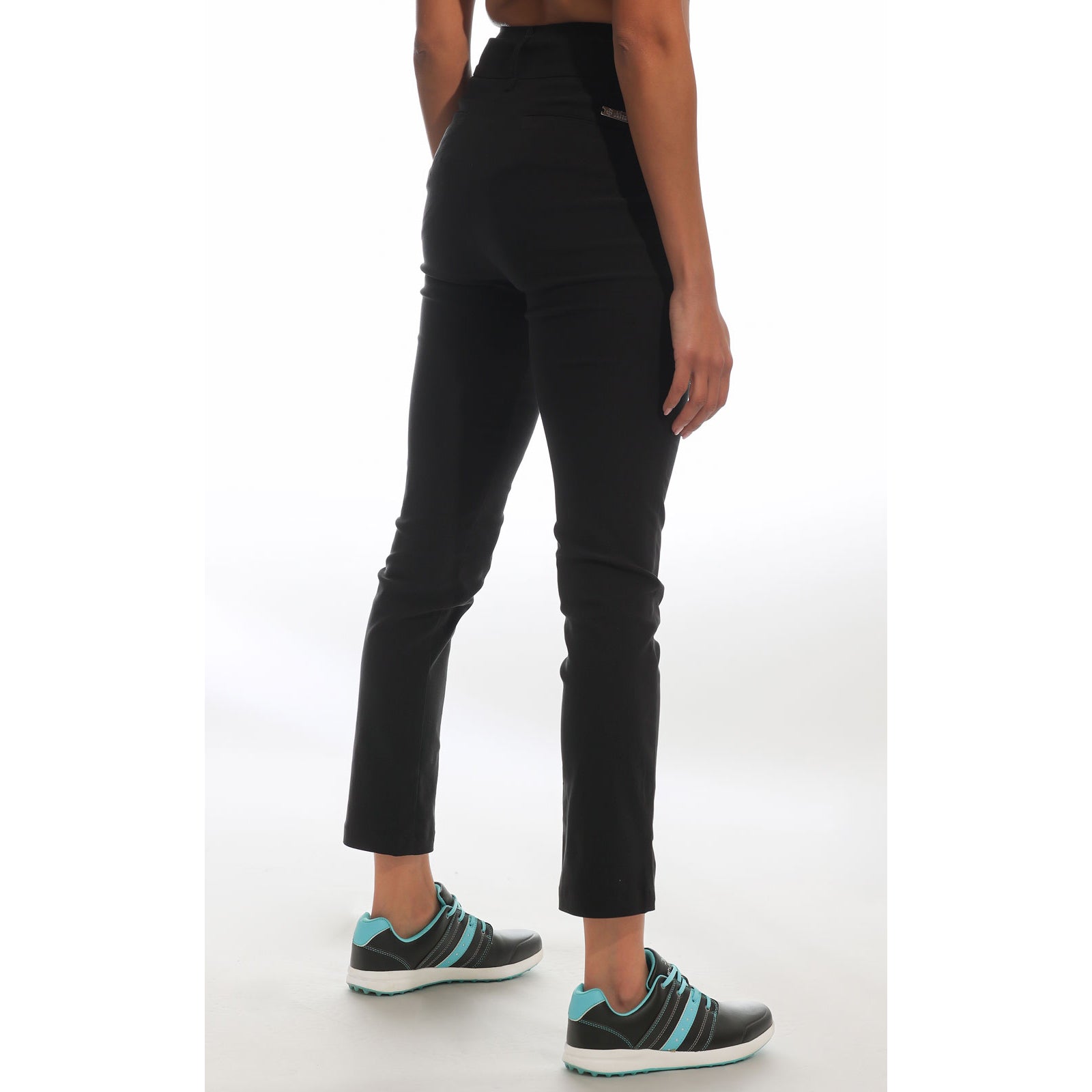 Island Green Ladies Pull-on Trouser in Black