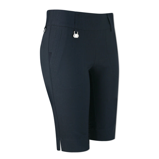 Daily Sports Ladies Pull-On City Shorts with Super-Stretch Finish in Navy Blue