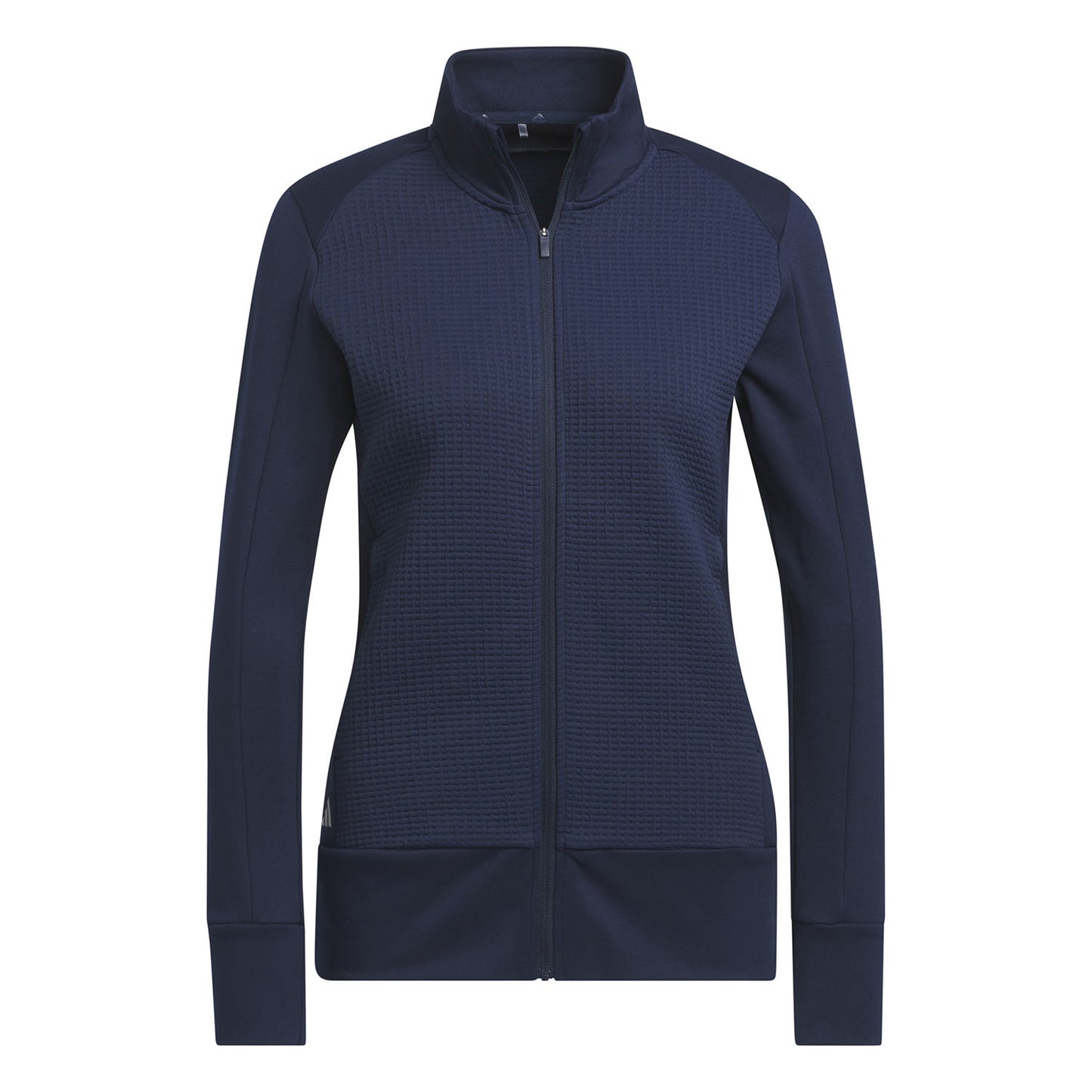 adidas Golf Ladies Navy Jacket with Textured Panels