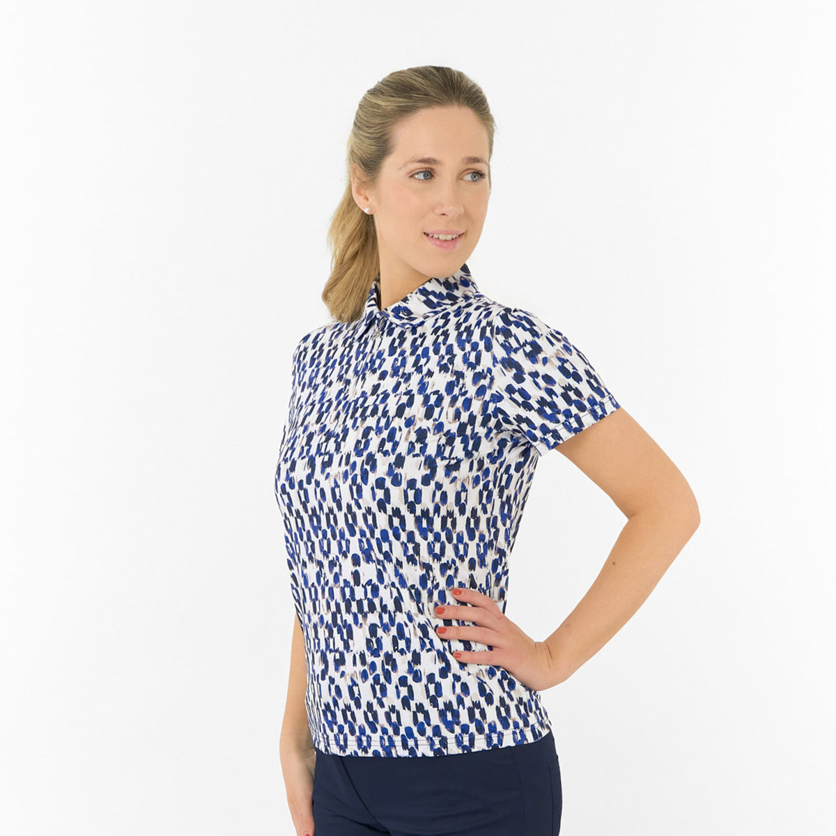 Pure Golf Ladies Short Sleeve Polo – Contemporary Design Meets Course-Ready Ease