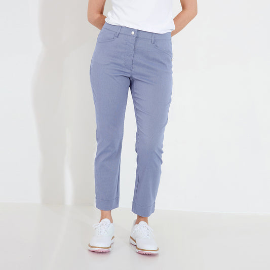 Abacus Ladies 7/8 Pinstripe Trousers - Effortless Style & Performance
