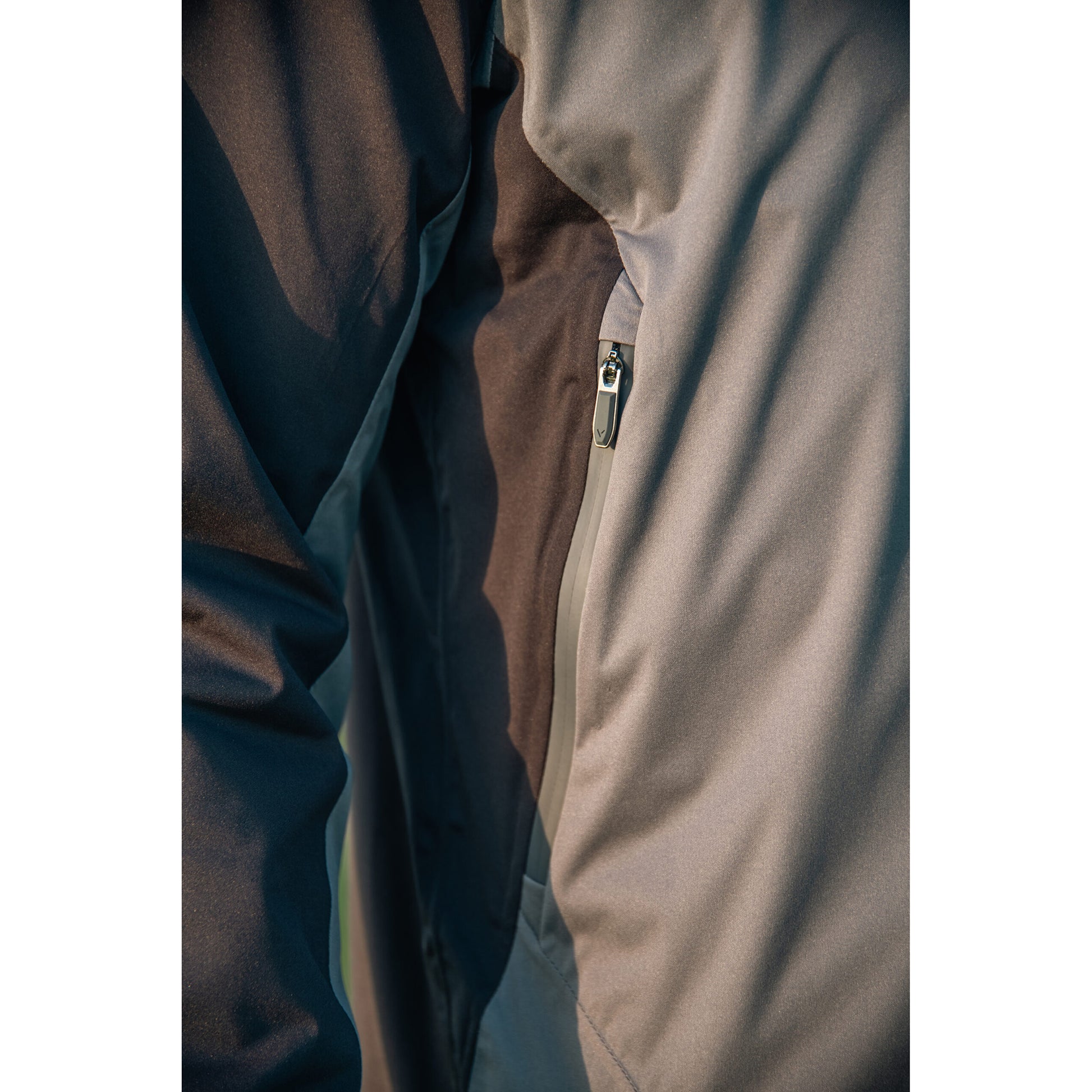 Callaway Mens Black Waterproof Jacket with Contrast Panels