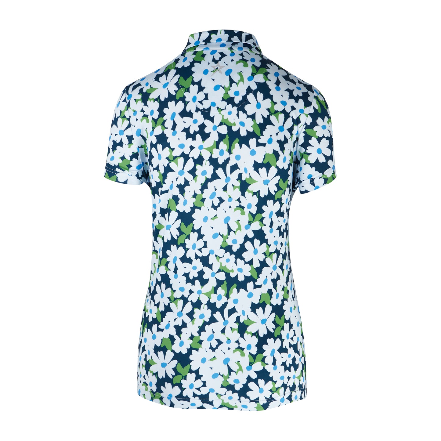 Swing Out Sister Cap Sleeve Daisy Chain Print Golf Polo