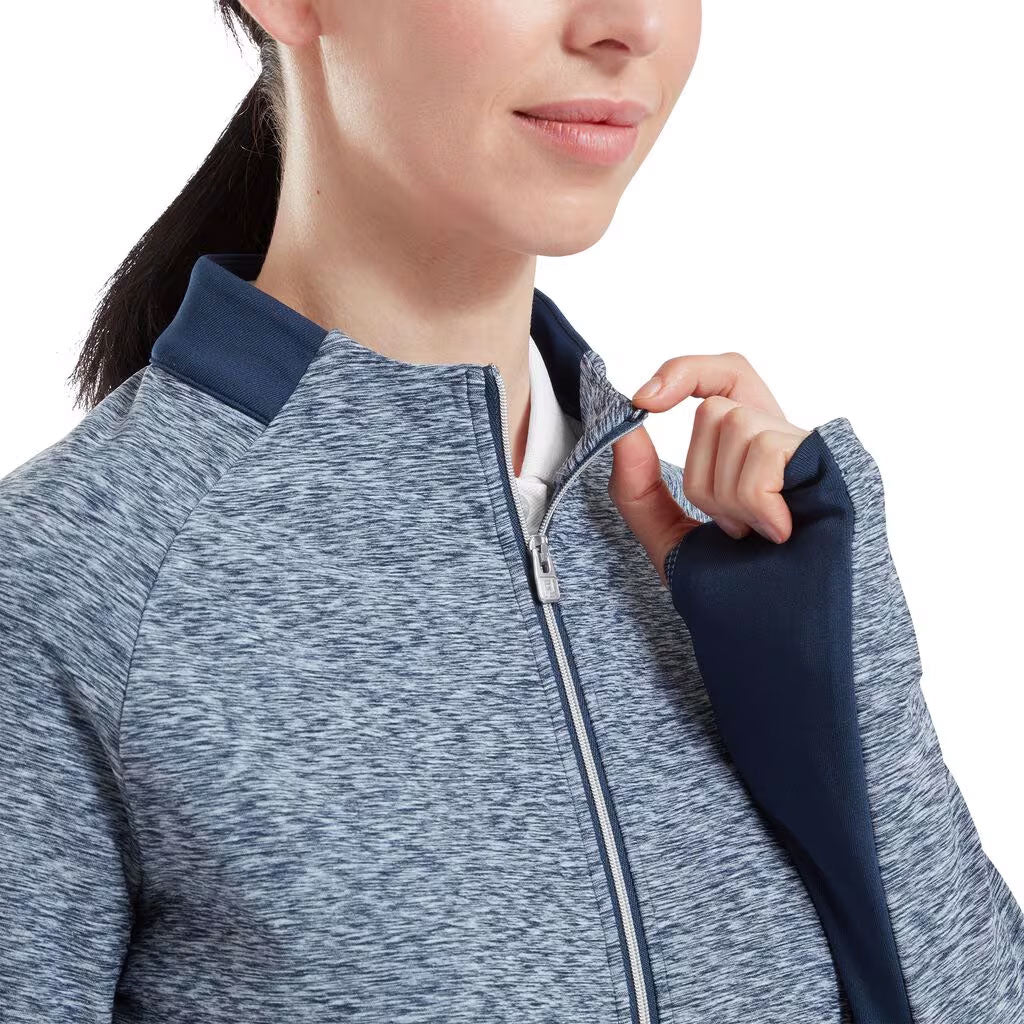 FootJoy Ladies Full-Zip Thermal Mid-Layer in Navy