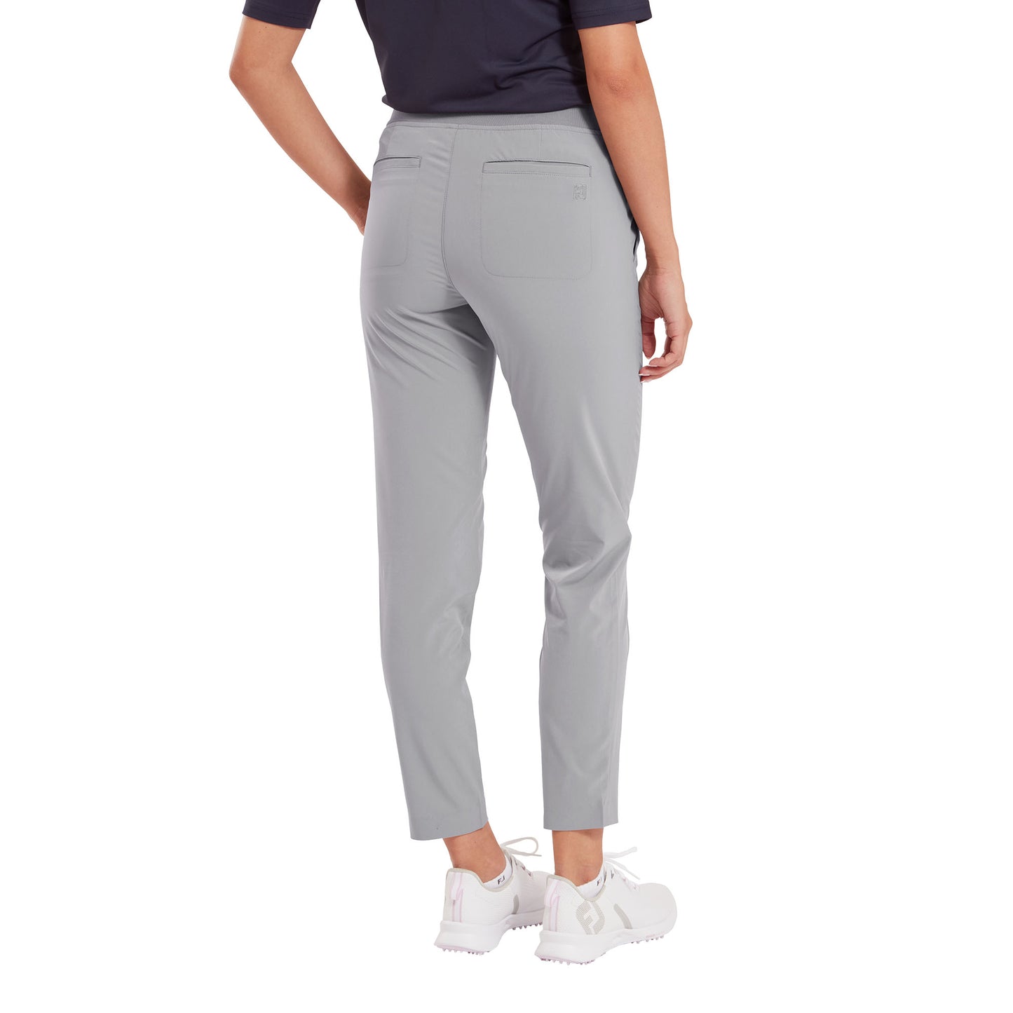 FootJoy Women's Lightweight Pull-On Cropped Trousers in Grey