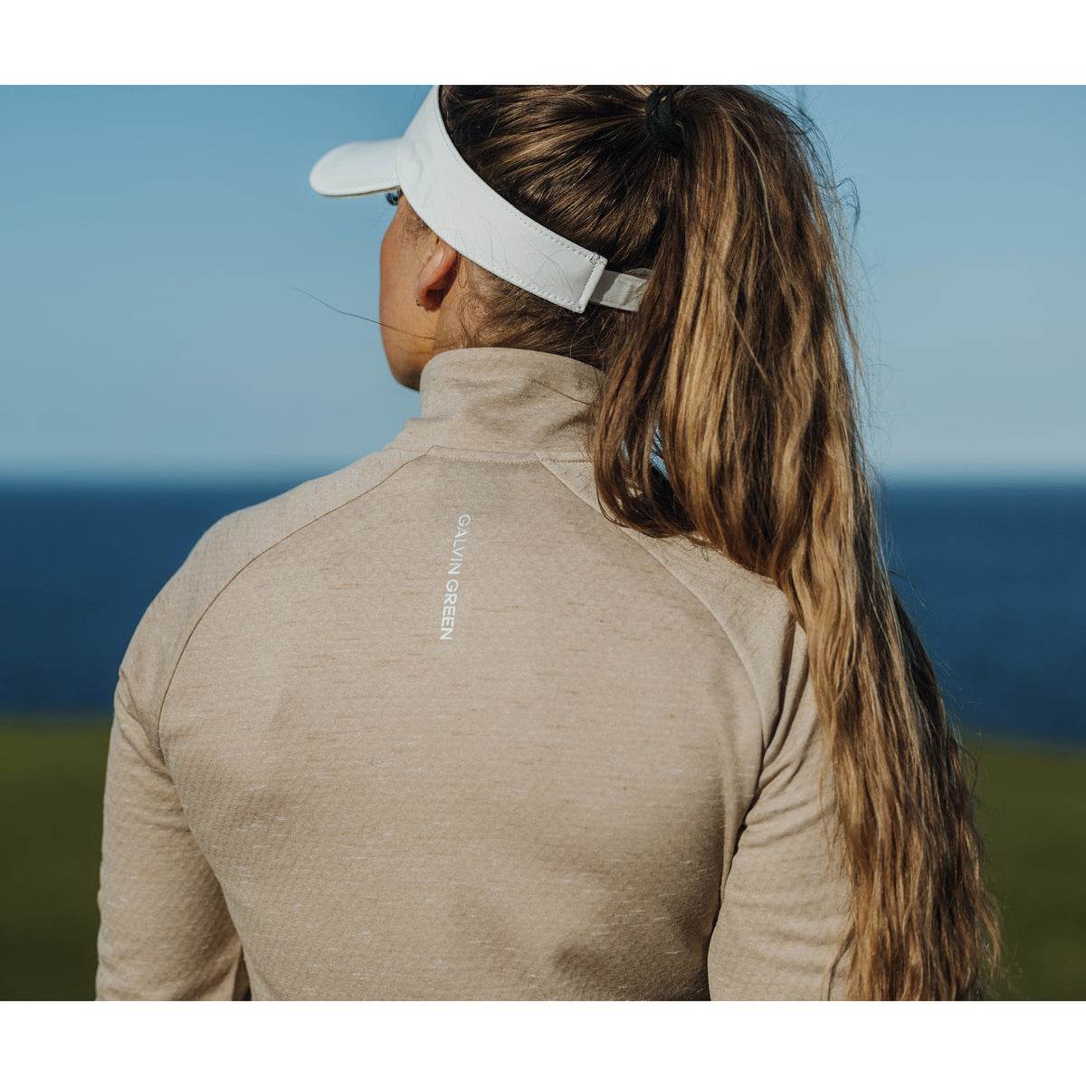 Galvin Green Ladies Zip-Neck Golf Top with INSULA Thermal Technology