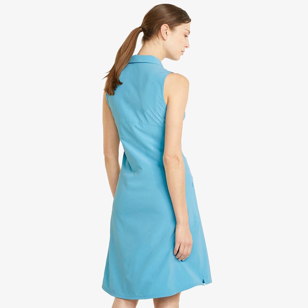 Puma Ladies Sleeveless Golf Dress in Dusty Aqua - Last One Small Only Left