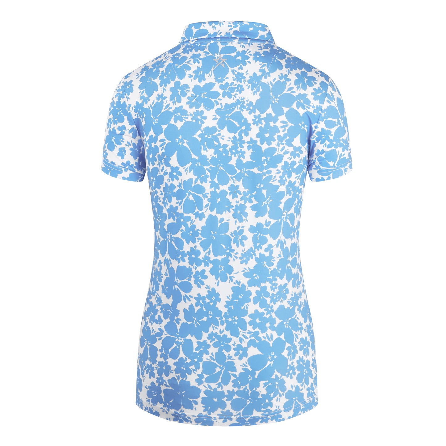 Swing Out Sister Full Bloom Print Cap Sleeve Golf Polo