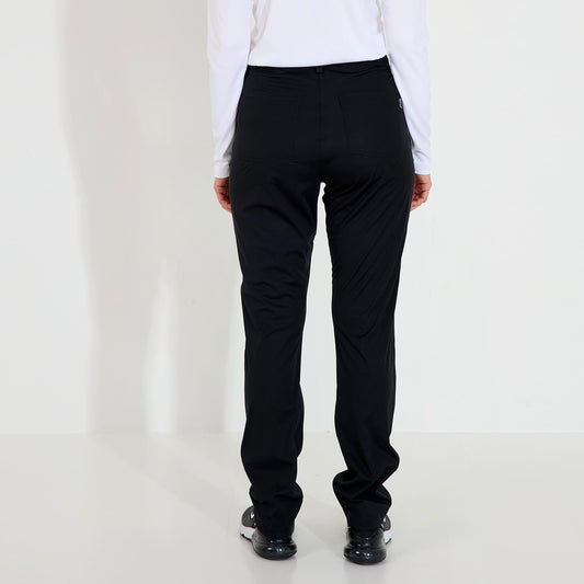 Abacus Ladies Bounce Rain Waterproof Trousers in Black