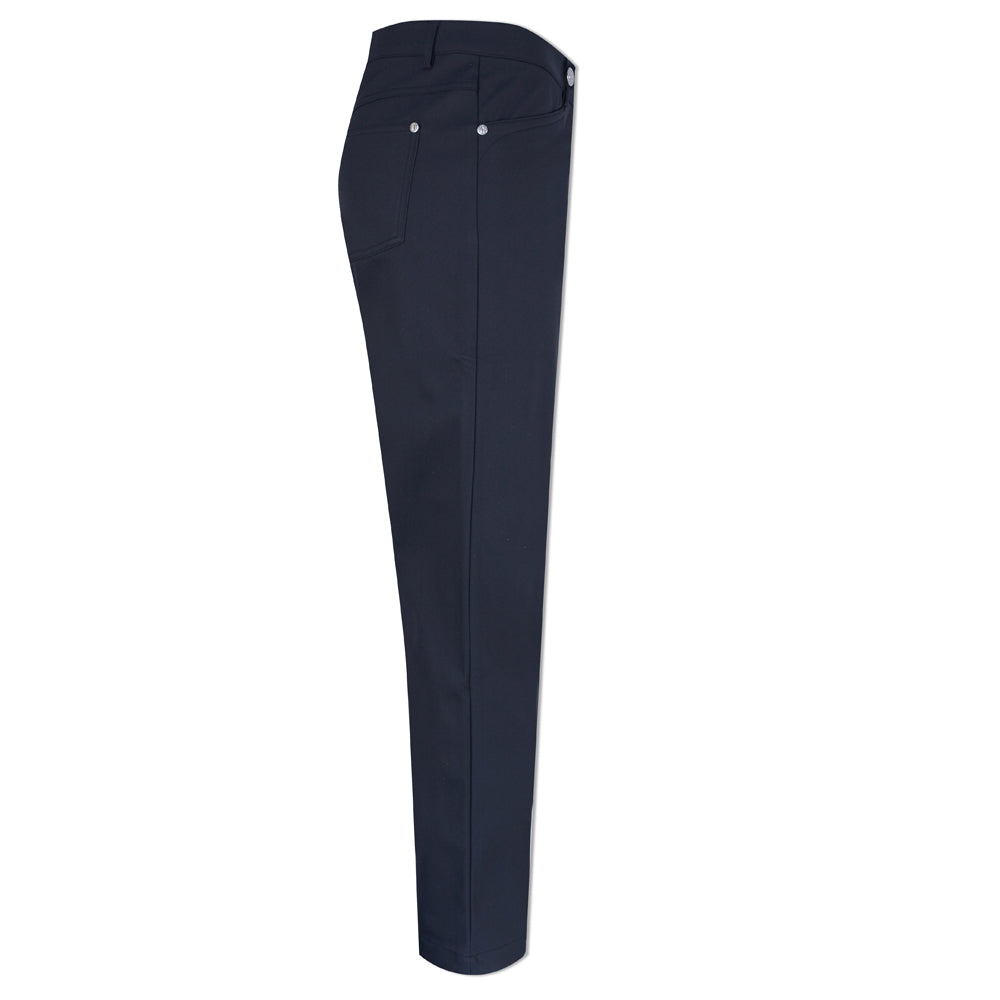 Green Lamb Slim-Fit Thermo Windbarrier Trousers in Navy