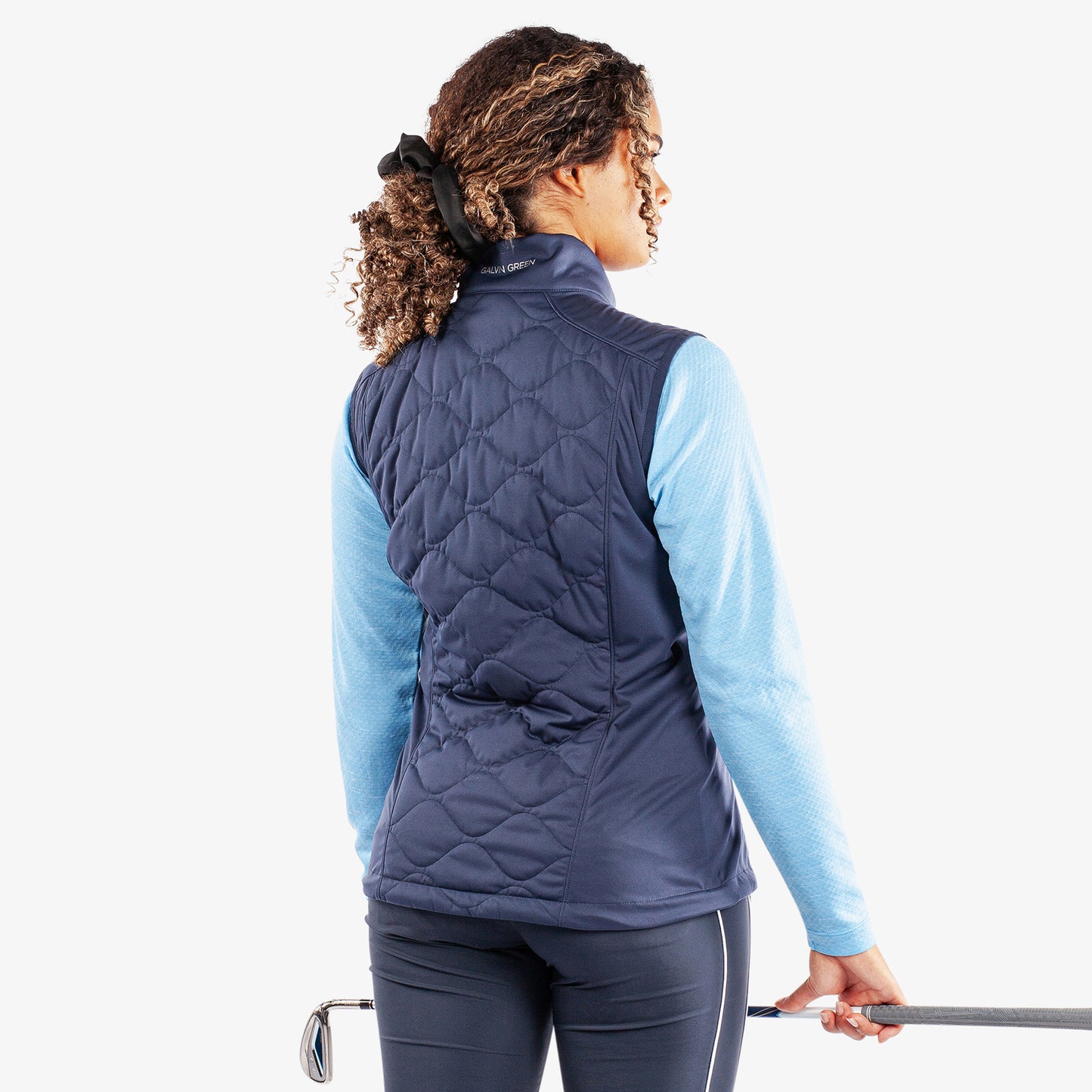 Galvin Green Ladies Quilted Gilet in Navy