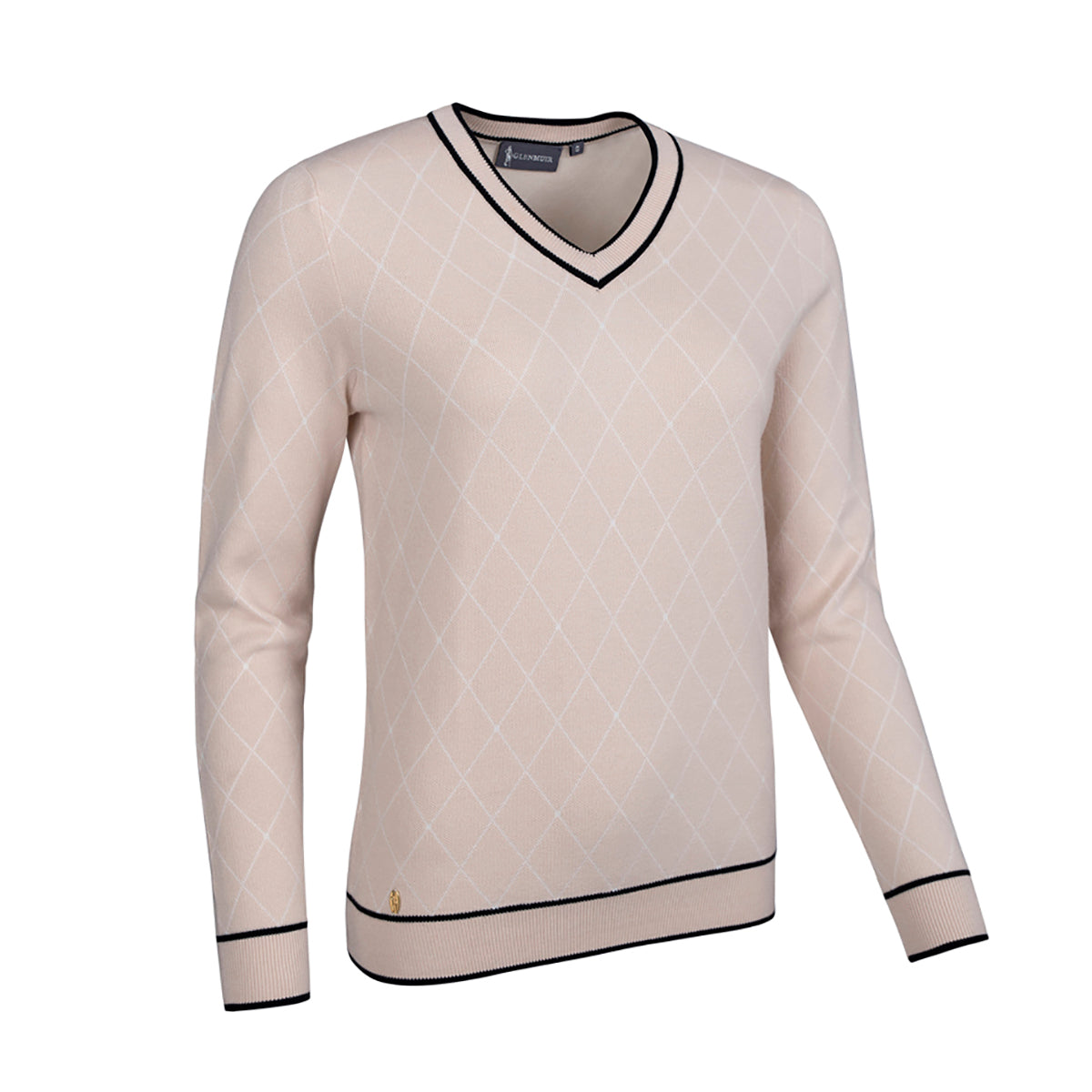 Glenmuir Ladies Jacquard Knit Sweater - Soft, Breathable Comfort