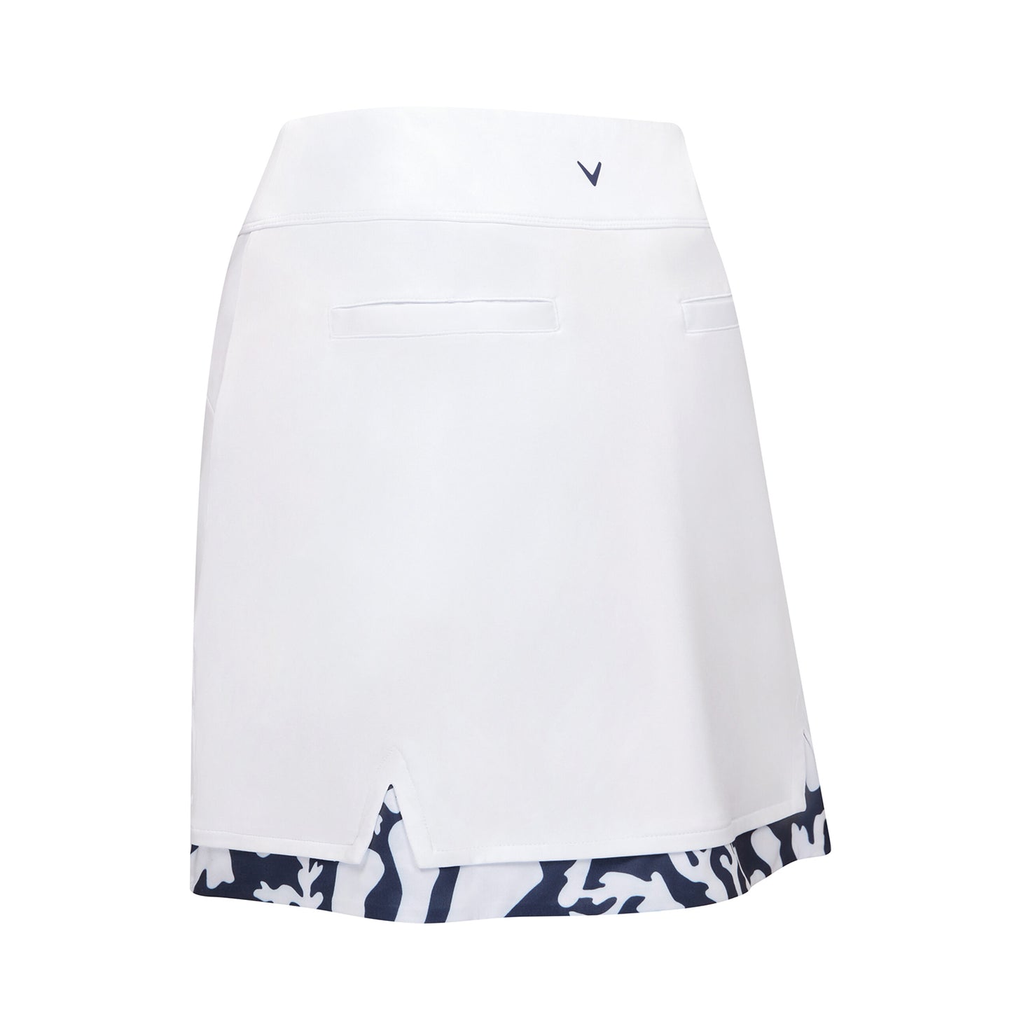 Callaway Ladies Truescuplt Pull-On Skort with Abstract Floral Print Hem