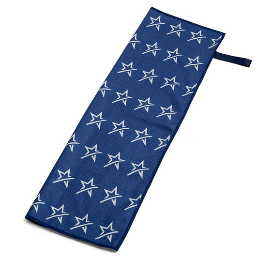 Swing Out Sister Waffle Microfibre Towel in Navy Star