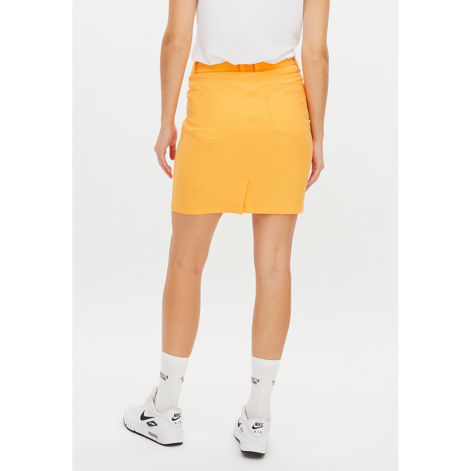 Rohnisch Ladies Lightweight Twill Skort in Blazing Orange