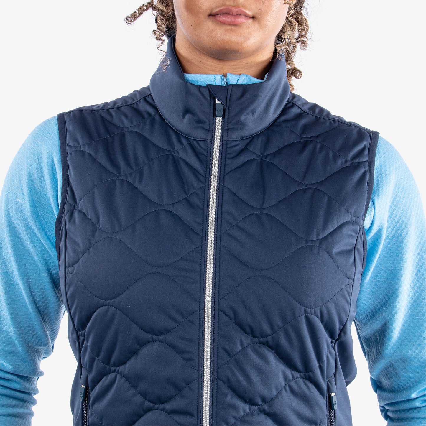 Galvin Green Ladies Quilted Gilet in Navy