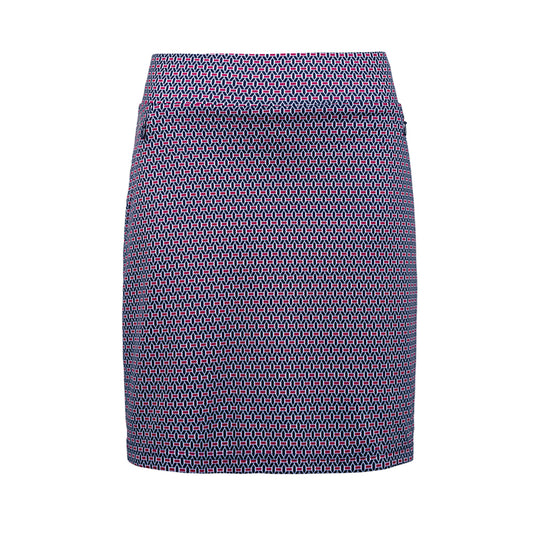 Glenmuir Ladies Navy Pull-On Skort - Chic Design & Whisper-Light Performance for Refined On-Course Comfort