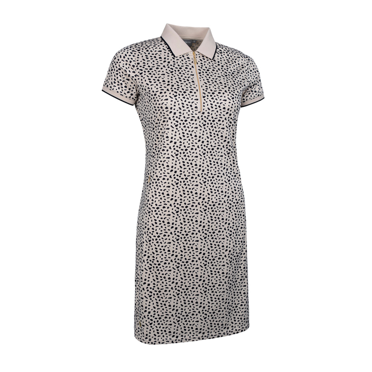 Glenmuir Ladies Short Sleeve Dress with Chic Print for Effortless Summer Style On & Off the Green